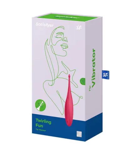 SATISFYER TWIRLING FUN VIBRADOR ROJO AMAPOLA 1UN