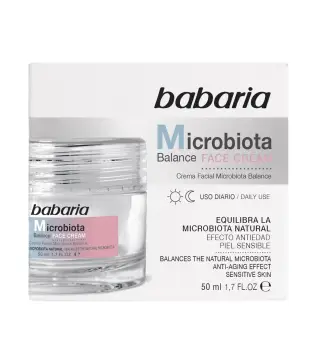 BABARIA MICROBIOTA BALANCE CREMA FACIAL USO DIARIO PIEL SENSIBLE 50ML