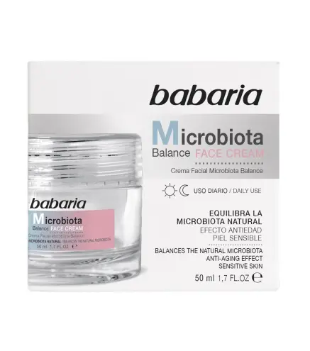BABARIA MICROBIOTA BALANCE CREMA FACIAL USO DIARIO PIEL SENSIBLE 50ML
