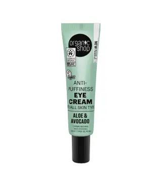 ORGANIC SHOP ALOE CREMA DE OJOS ANTI-PUFFINESS 30ML