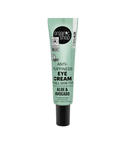 ORGANIC SHOP ALOE CREMA DE OJOS ANTI-PUFFINESS 30ML