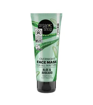 ORGANIC SHOP ALOE MASCARILLA FACIAL OVERNIGHT 75ML