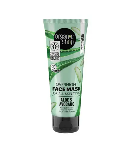 ORGANIC SHOP ALOE MASCARILLA FACIAL OVERNIGHT 75ML