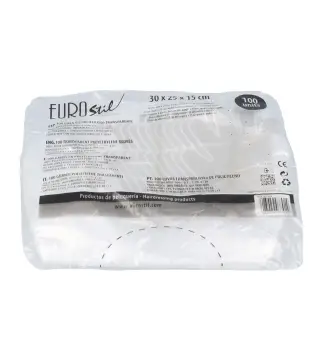 EUROSTIL TRANSPARENTES GUANTES DESECHABLES BOLSA 100UN