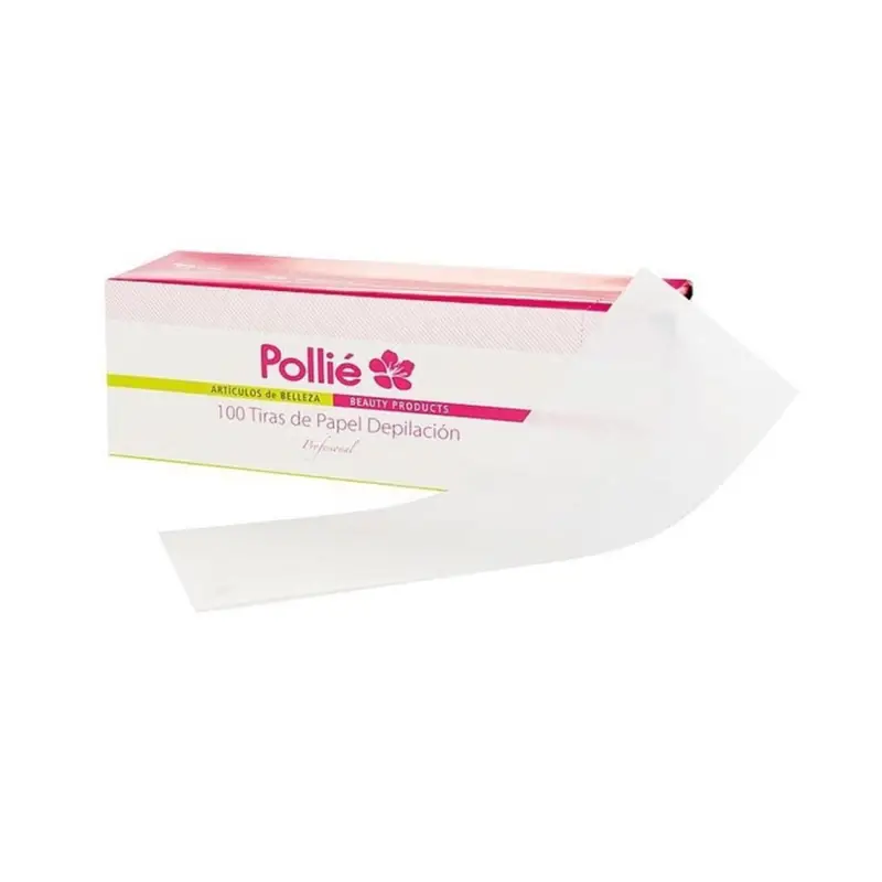 POLLIE DEPILACION TIRAS DE PAPEL 100 TIRAS 100UN
