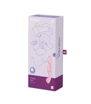 SATISFYER TRIPLE OH! MULTI-VIBRADOR ROSA 1UN