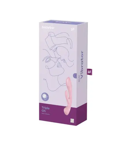 SATISFYER TRIPLE OH! MULTI-VIBRADOR ROSA 1UN