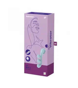 SATISFYER TRI BALL 2 MULTI-VIBRADOR LIGHT BLUE 1UN