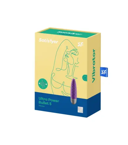 SATISFYER ULTRA POWER BULLET 5 VIBRADOR VIOLET 1UN