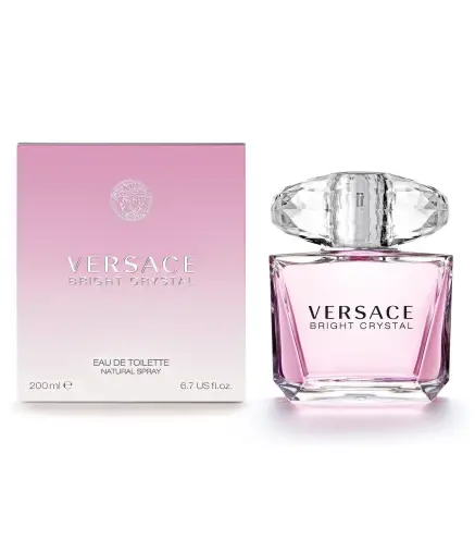 VERSACE BRIGHT CRYSTAL EAU DE TOILETTE 200ML VAPORIZADOR