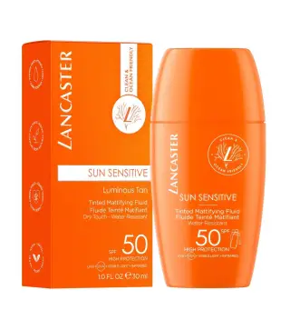 LANCASTER SUN SENSITIVE FLUIDO BRONCEADOR LUMINOSO SPF50 30ML