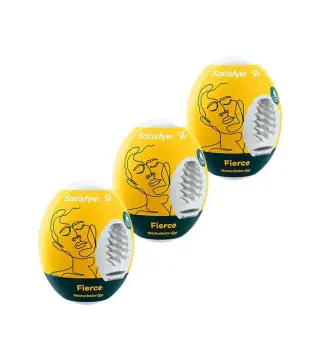 SATISFYER FIERCE HUEVOS MASTURBADORES 3 1UN