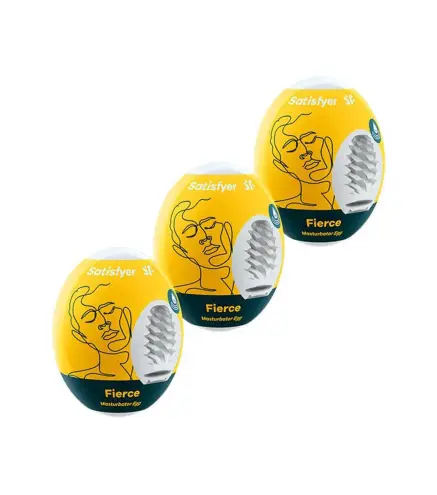 SATISFYER FIERCE HUEVOS MASTURBADORES 3 1UN