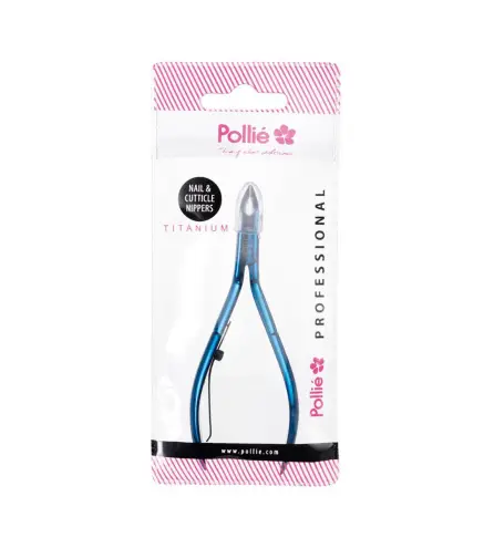 EUROSTIL MANICURA ALICATE CORTA-CUTICULAS 11CM AZUL TITANIO 1UN