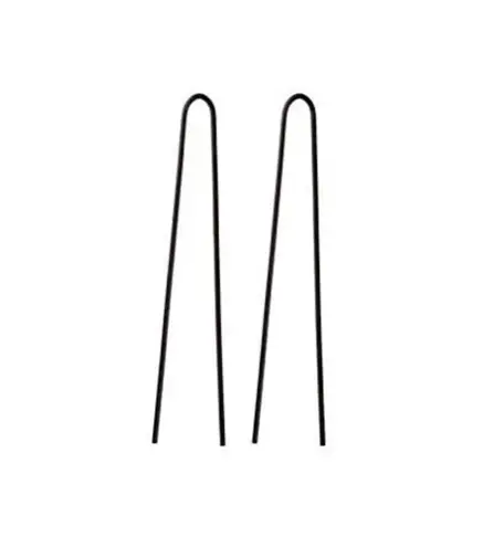 EUROSTIL CAJA HORQUILLAS NEGRAS 70MM 1UN