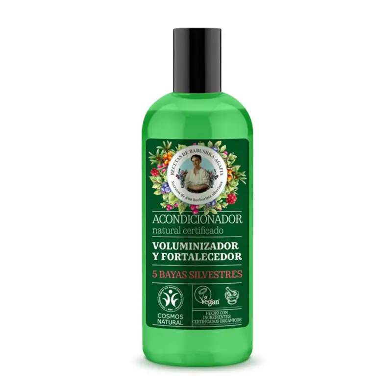 GREEN AGAFIA 5 BAYAS SILVESTRES ACONDICIONADOR VOLUMINIZADOR NATURAL 260ML GREEN AGAFIA 5 BAYAS SILVESTRES ACONDICIONADOR VOLUMINIZADOR NATURAL 260ML