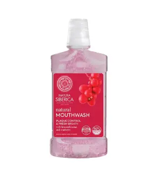 NATURA SIBERICA NATURAL COLUTORIO ARANDONOS ROJOS 520ML