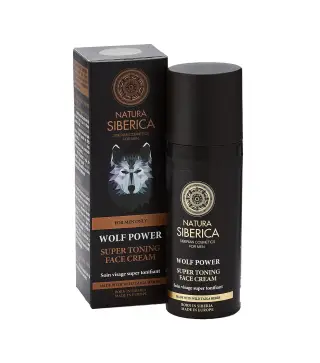 NATURA SIBERICA EL PODER DEL LOBO - CREMA FACIAL SÚPER TONIFICANTE