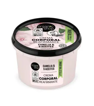 ORGANIC SHOP CAMELIA JAPONESA CREMA CORPORAL REAFIRMANTE 250ML