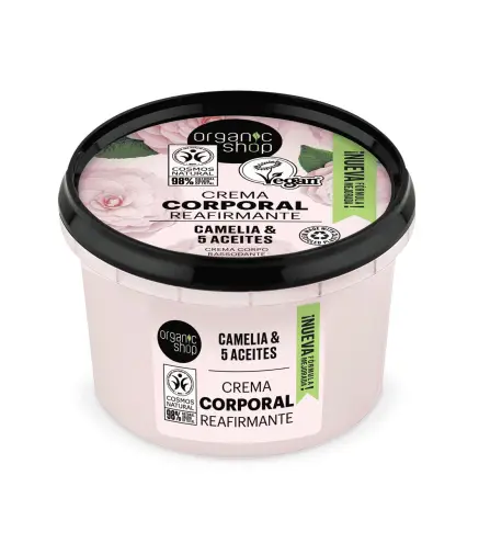 ORGANIC SHOP CAMELIA JAPONESA CREMA CORPORAL REAFIRMANTE 250ML