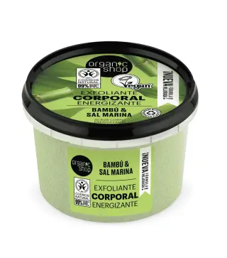 ORGANIC SHOP BAMBU EXFOLIANTE EXFOLIANTE CORPORAL BAMBU TROPICAL 1UN