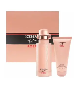 ICEBERG TWICE ROSA EAU DE TOILETTE 125ML VAPORIZADOR + LOCION PERFUMADA CORPORAL 100ML
