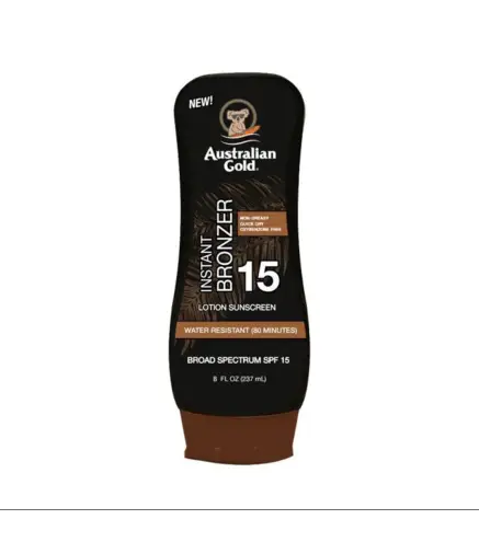 AUSTRALIAN GOLD INSTANT BRONZER SPF15 LOCION CORPORAL 237ML