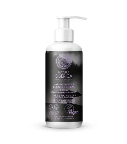 NATURA SIBERICA SOS CREMAS DE MANOS REPARACION NUTRICION 250ML