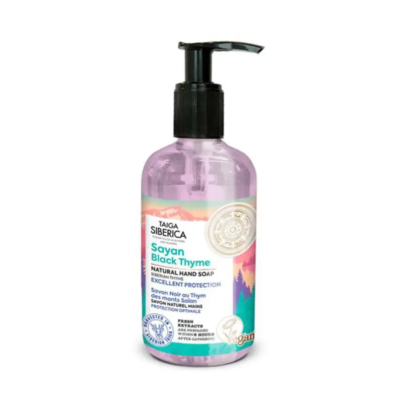 NATURA SIBERICA TAIGA SAYAN BLACK THYME JABON DE MANOS 300ML NATURA SIBERICA TAIGA SAYAN BLACK THYME JABON DE MANOS 300ML