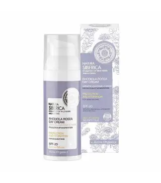 NATURA SIBERICA PROTECCION E HIDRATACION CREMA DE DIA PIEL SENSIBLE 50ML