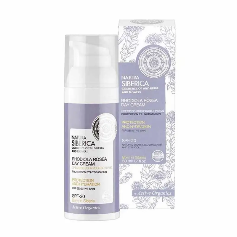 NATURA SIBERICA PROTECCION E HIDRATACION CREMA DE DIA PIEL SENSIBLE 50ML