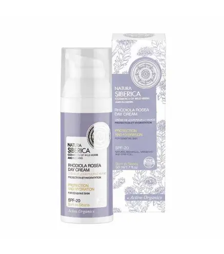 NATURA SIBERICA PROTECCION E HIDRATACION CREMA DE DIA PIEL SENSIBLE 50ML