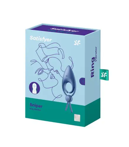 SATISFYER SNIPPER RING VIBRADOR VIOLETA 1UN