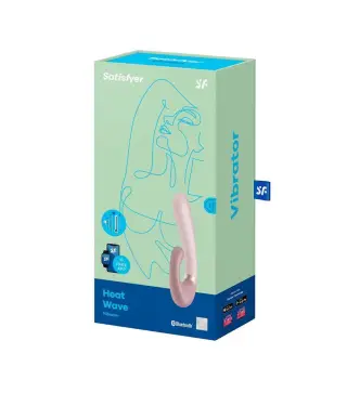 SATISFYER HEAT WAVE VIBRADOR ROSA CON APP 1UN