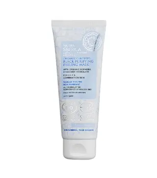 NATURA SIBERICA BLACK PURIFYING PEELING MASK PIEL GRASA 75ML