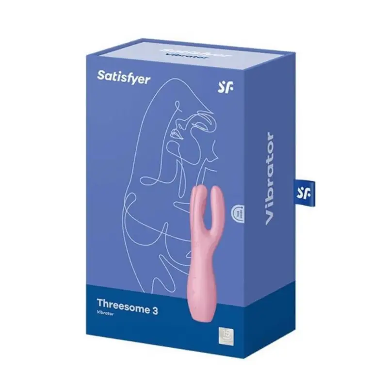 SATISFYER THREESOME 3 VIBRADOR ROSA 1UN SATISFYER THREESOME 3 VIBRADOR ROSA 1UN