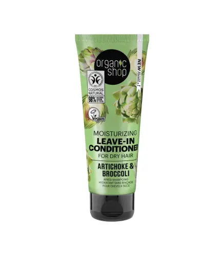 ORGANIC SHOP ARTICHOKE MOISTURIZING ACONDICIONADOR LEAVE IN CABELLO SECO 280ML