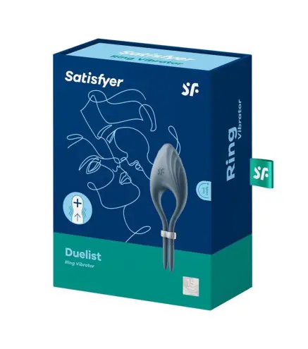 SATISFYER DUELIST ANILLO VIBRADOR AZUL OSCURO 1UN