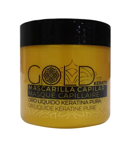LOVYC GOLD MASCARILLA CAPILAR ORO LIQUIDO KERATINA PURA 400ML