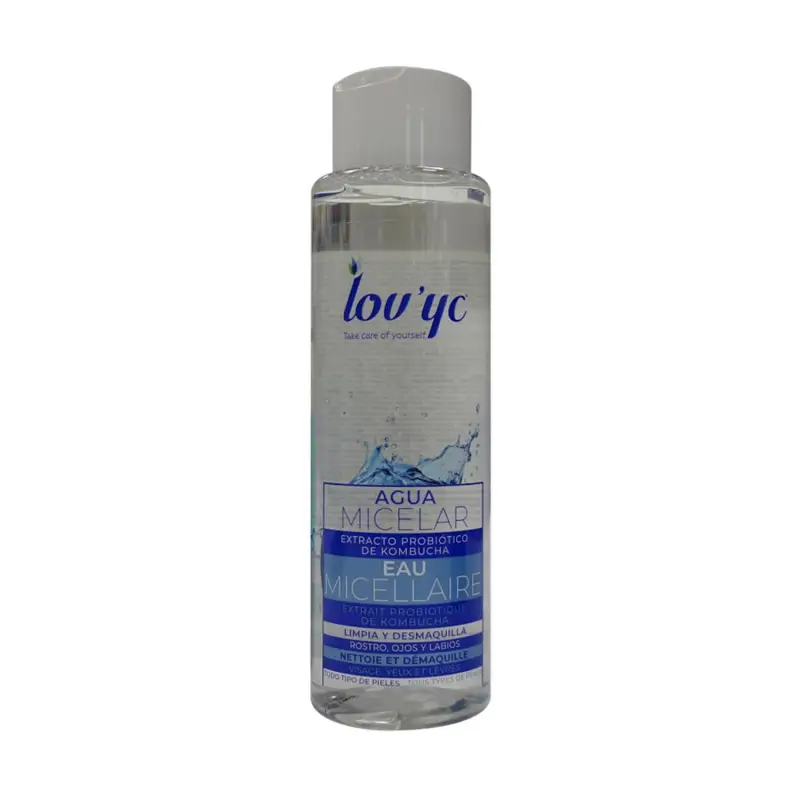 LOVYC PROBIOTICO KOMBUCHA AGUA MICELAR ROSTRO OJOS Y LABIOS 500ML LOVYC PROBIOTICO KOMBUCHA AGUA MICELAR ROSTRO OJOS Y LABIOS 500ML
