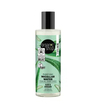 ORGANIC SHOP ALOE AGUA MICELAR PURIFICANTE TODO TIPO DE PIELES 150ML
