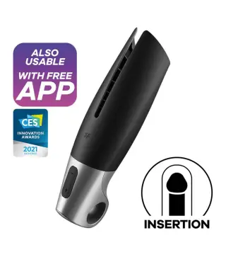 SATISFYER POWER MASTURBADOR NEGRO NEGRO 1UN