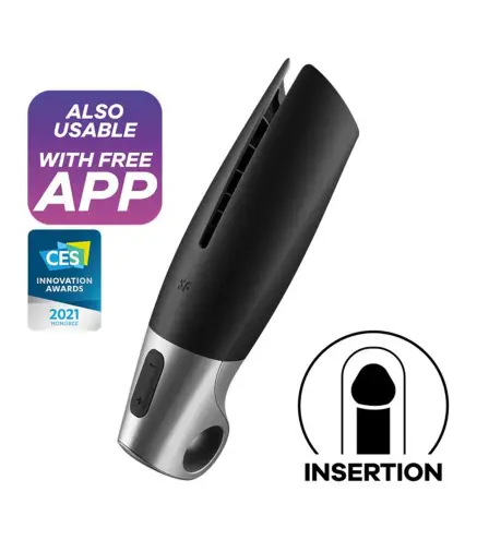 SATISFYER POWER MASTURBADOR NEGRO NEGRO 1UN