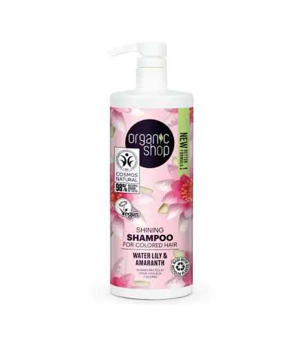 ORGANIC SHOP WATER LILY CHAMPU CABELLO TEÑIDO 1000ML