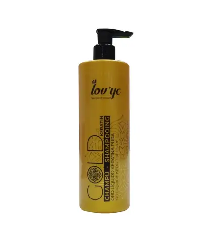 LOVYC GOLD KERATIN CHAMPU CABELLO SECO 500ML
