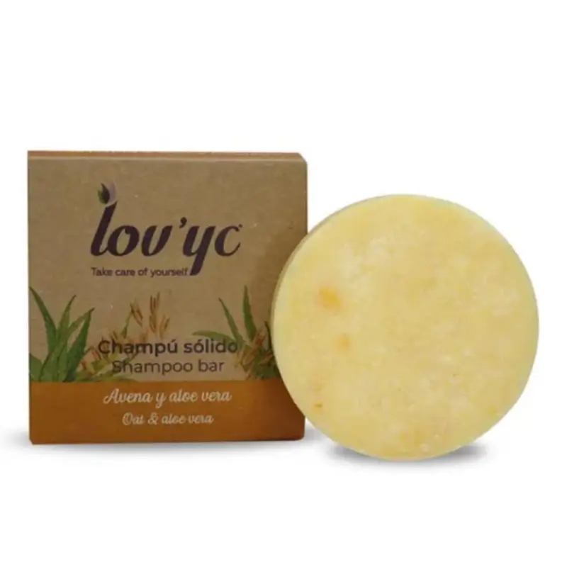 LOVYC AVENA Y ALOE VERA CHAMPU SOLIDO 50GR