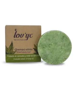 LOVYC CANNABIS Y ACEITE CHAMPU SOLIDO 50GR