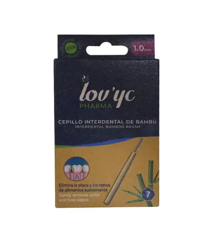 LOVYC BAMBU CEPILLO INTERDENTAL CAJA 1UN