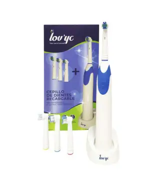 LOVYC RECARGABLE CEPILLO DE DIENTES """+4 CABEZALES""""""""" 1UN
