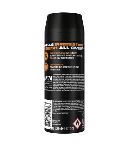 AXE APOLLO DESODORANTE 150ML VAPORIZADOR